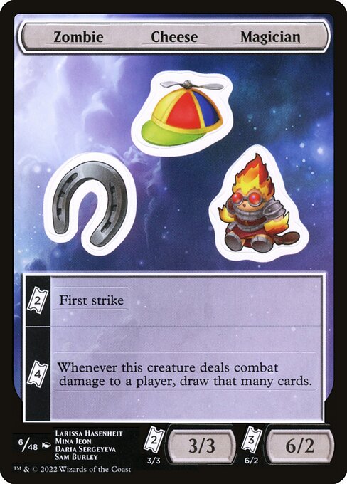 Zombie Cheese Magician highlighted card art