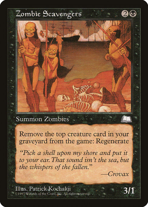 Zombie Scavengers highlighted card art