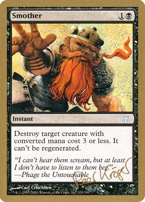 Smother from World Championship Decks 2003