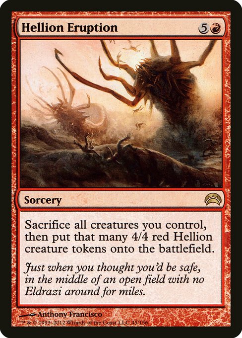 Hellion Eruption from Planechase 2012