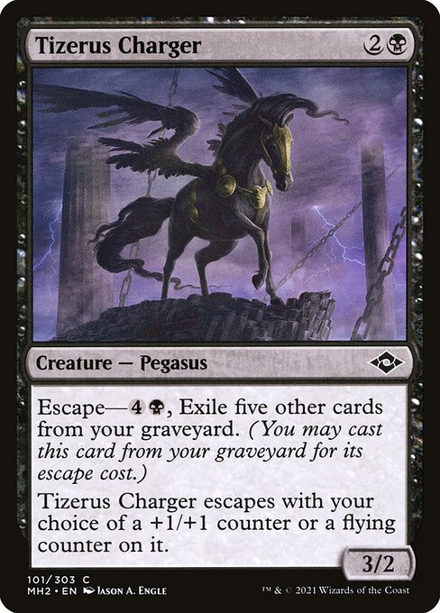 Tizerus Charger highlighted card art
