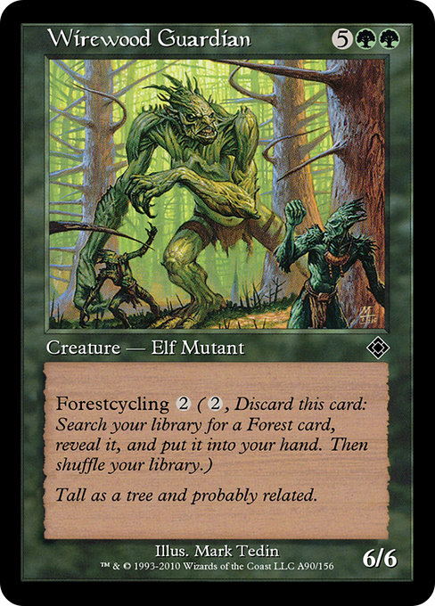 Wirewood Guardian from Magic Online Theme Decks