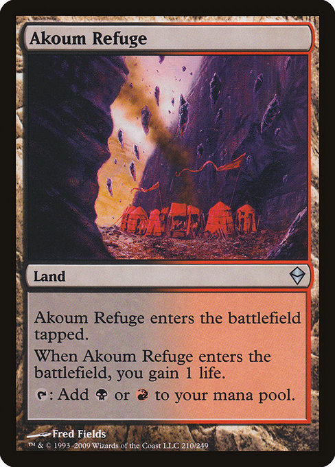 Akoum Refuge from Zendikar