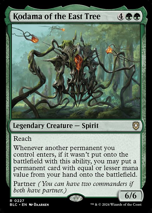 Kodama of the East Tree highlighted card art