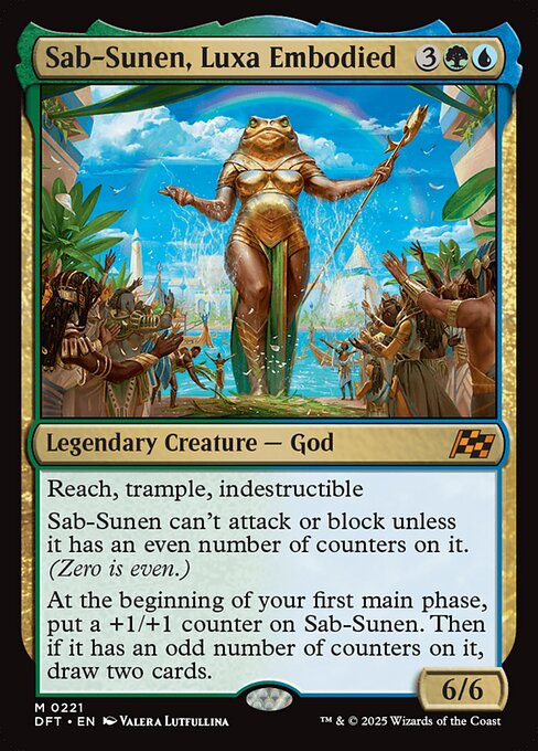 Sab-Sunen, Luxa Embodied highlighted card art