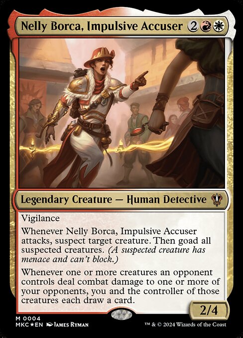 Nelly Borca, Impulsive Accuser highlighted card art
