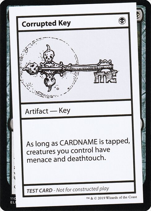 Corrupted Key highlighted card art