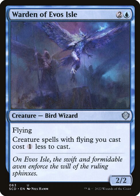 Warden of Evos Isle from Starter Commander Decks
