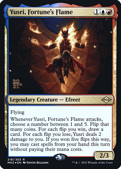 Yusri, Fortune's Flame from Modern Horizons 2 Promos