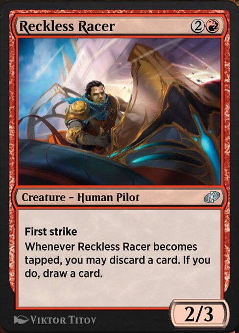 Reckless Racer highlighted card art