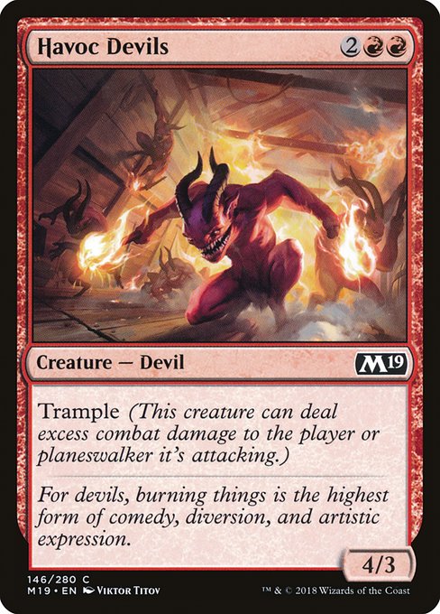 Havoc Devils highlighted card art