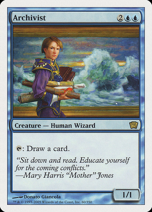 Archivist highlighted card art