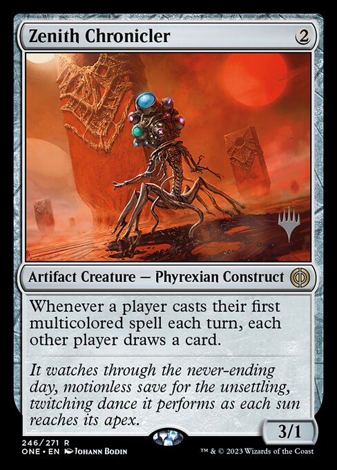 Zenith Chronicler from Phyrexia: All Will Be One Promos