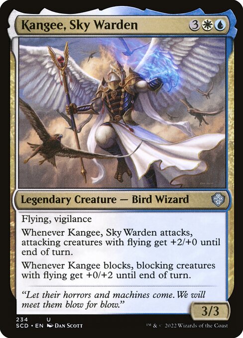 Kangee, Sky Warden highlighted card art