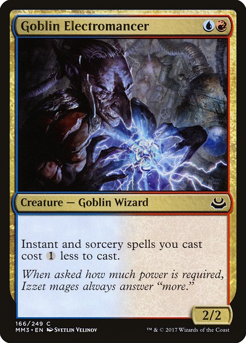 Goblin Electromancer from Modern Masters 2017