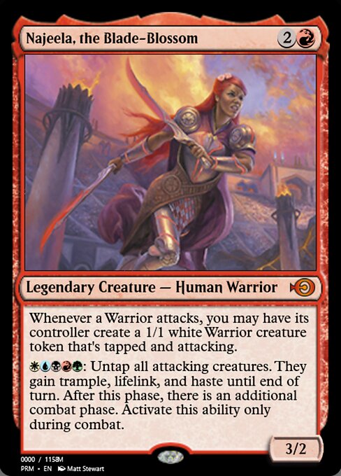 Najeela, the Blade-Blossom from Magic Online Promos