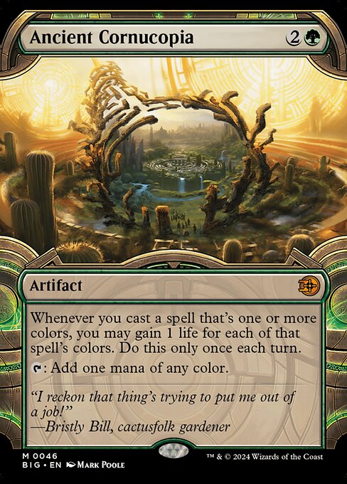 Ancient Cornucopia highlighted card art