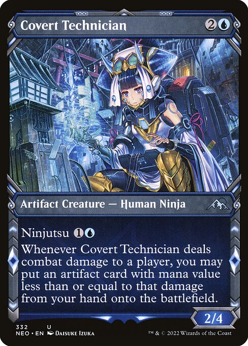 Covert Technician highlighted card art