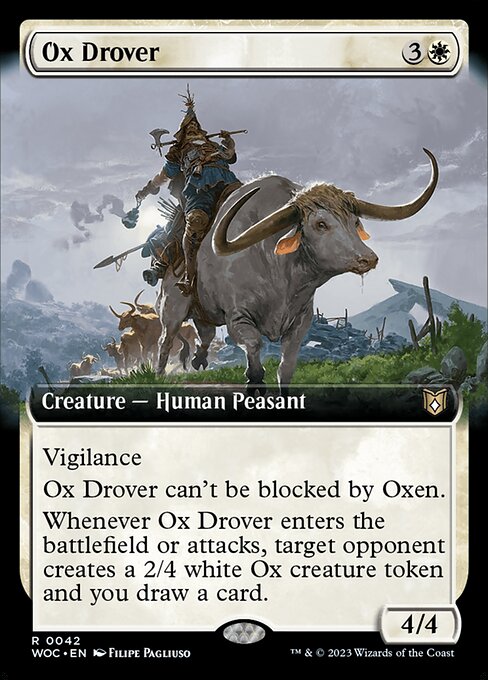 Ox Drover highlighted card art