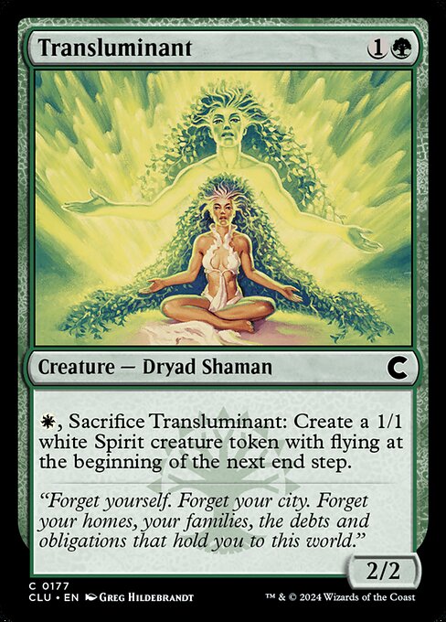 Transluminant highlighted card art