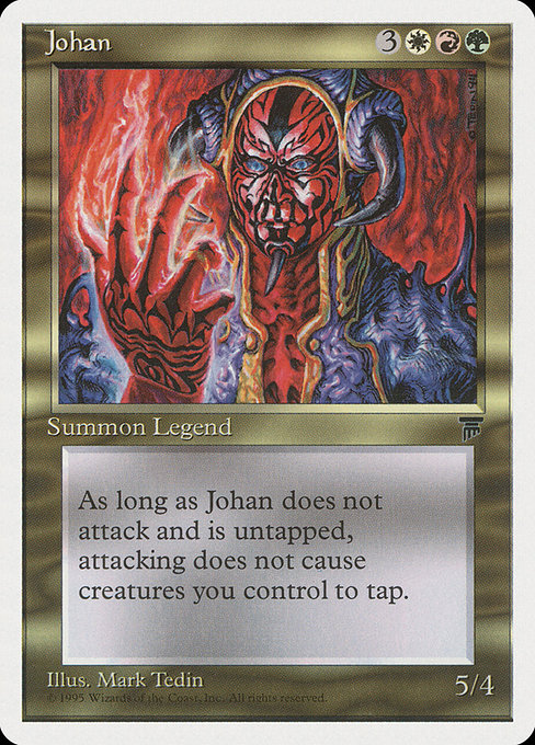 Johan highlighted card art