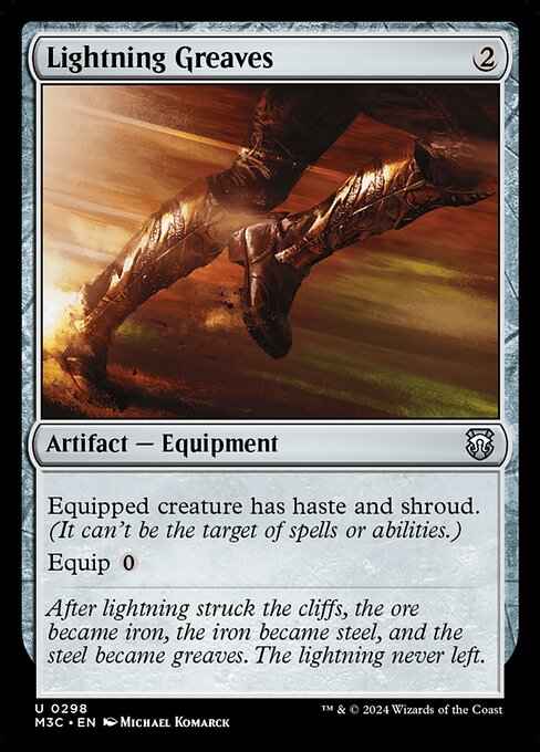 Lightning Greaves from Modern Horizons 3 Commander