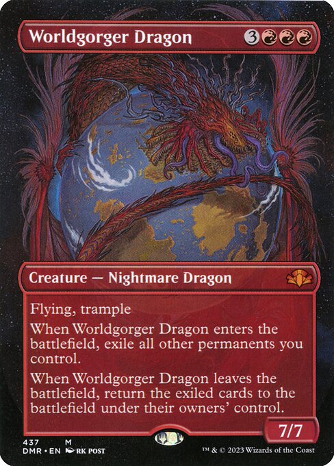 Worldgorger Dragon from Dominaria Remastered