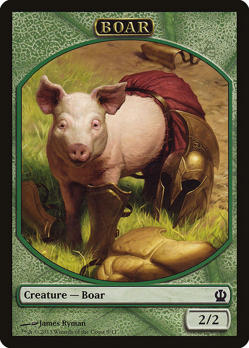 Boar from Theros Tokens