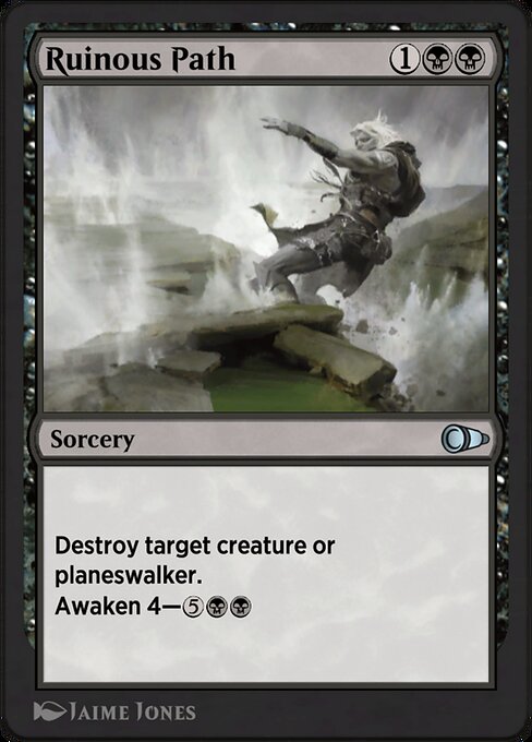 Ruinous Path highlighted card art