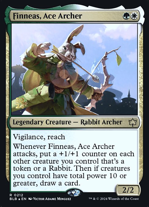 Finneas, Ace Archer from Bloomburrow Promos