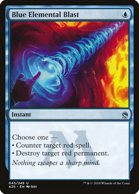 Blue Elemental Blast from Masters 25