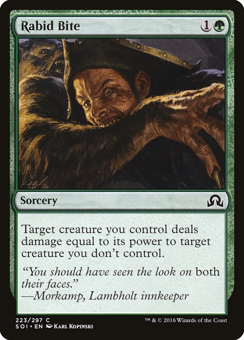 Rabid Bite from Shadows over Innistrad