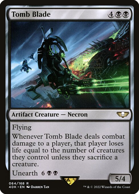 Tomb Blade highlighted card art