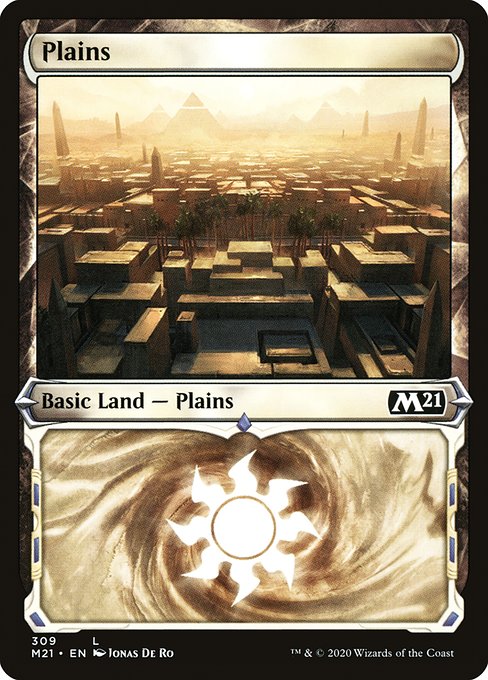 Plains from Core Set 2021