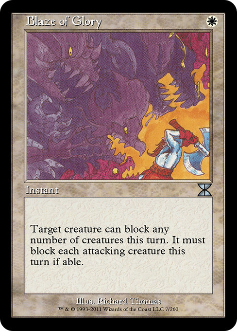 Blaze of Glory from Masters Edition IV