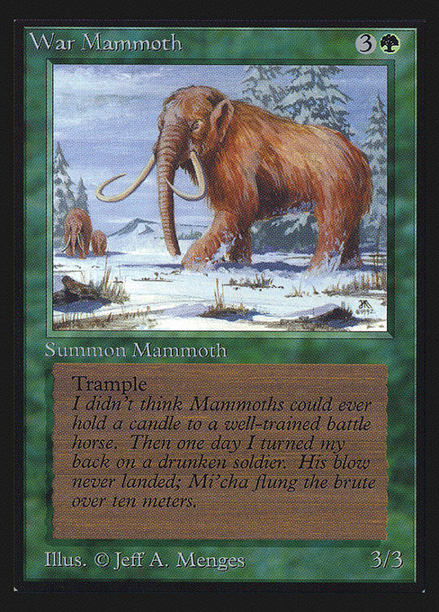 War Mammoth from Collectors' Edition