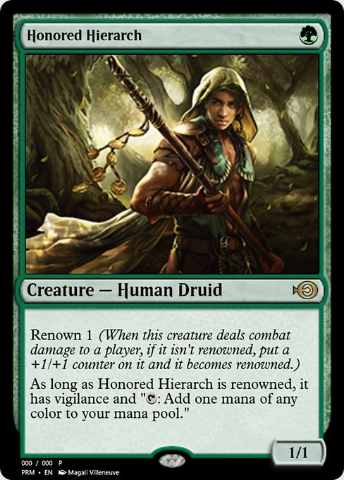 Honored Hierarch highlighted card art