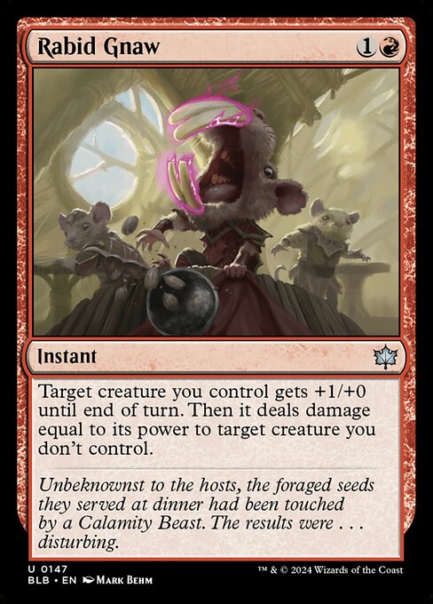 Rabid Gnaw highlighted card art