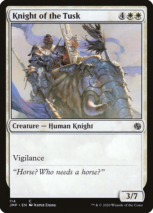 Knight of the Tusk highlighted card art