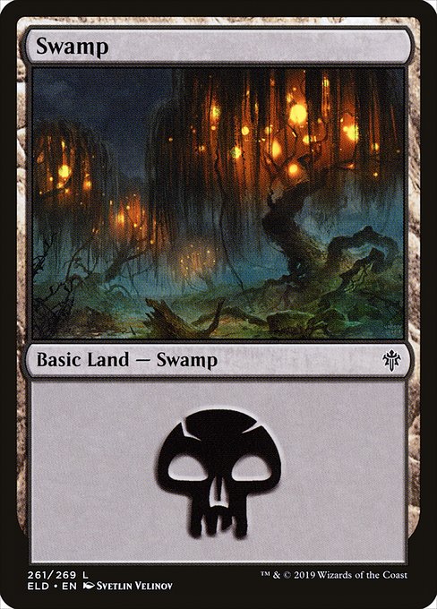 Swamp from Throne of Eldraine