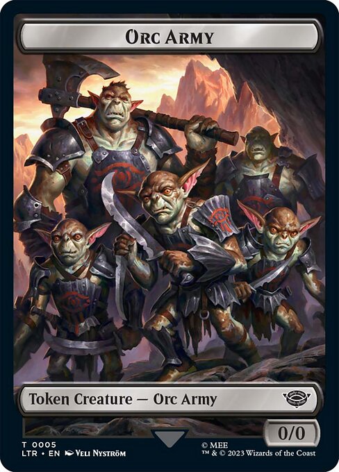 Orc Army highlighted card art