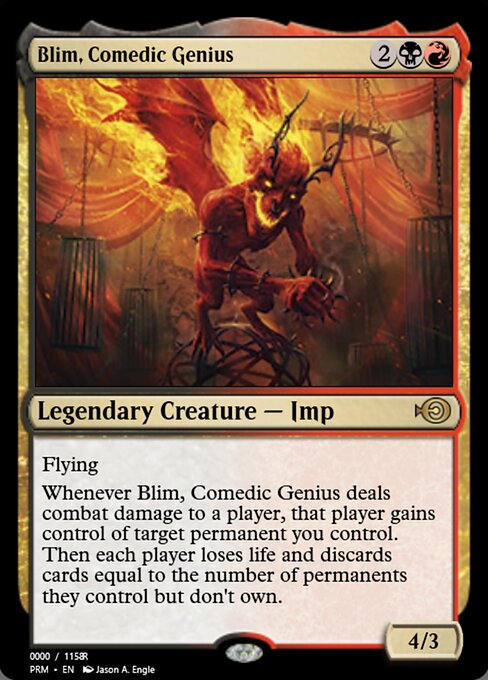 Blim, Comedic Genius highlighted card art