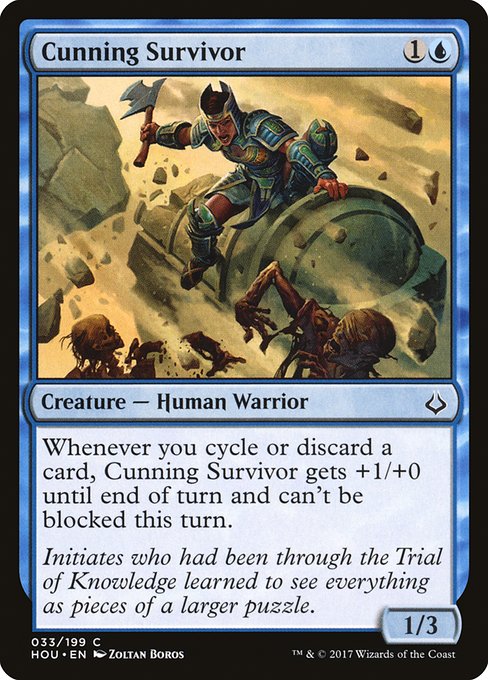 Cunning Survivor highlighted card art