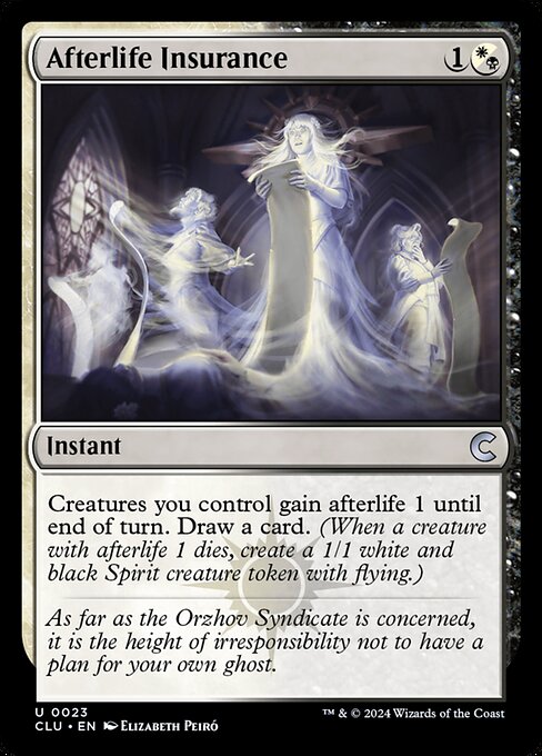 Afterlife Insurance highlighted card art