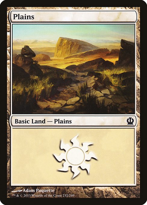 Plains from Theros