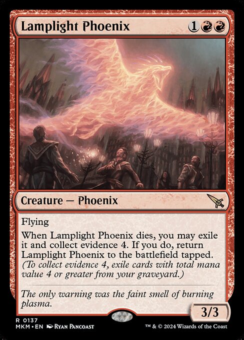 Lamplight Phoenix highlighted card art