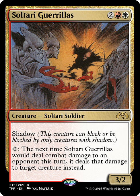 Soltari Guerrillas highlighted card art