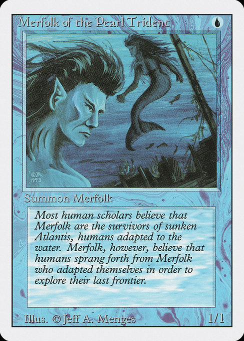Merfolk of the Pearl Trident from Revised Edition