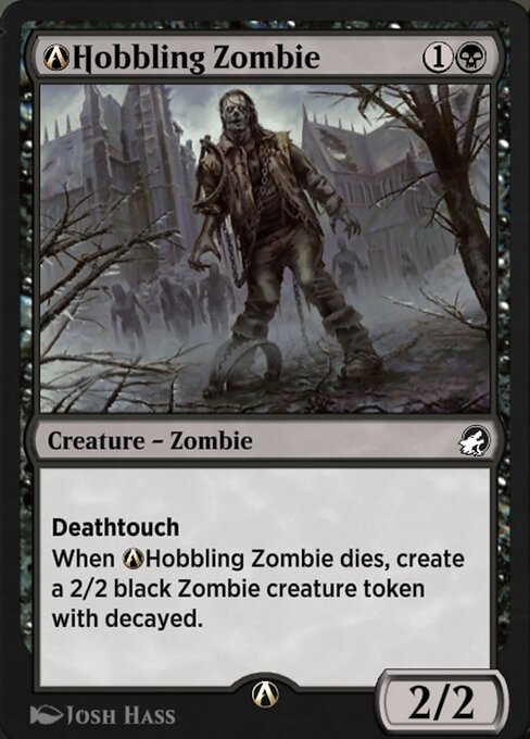 A-Hobbling Zombie highlighted card art