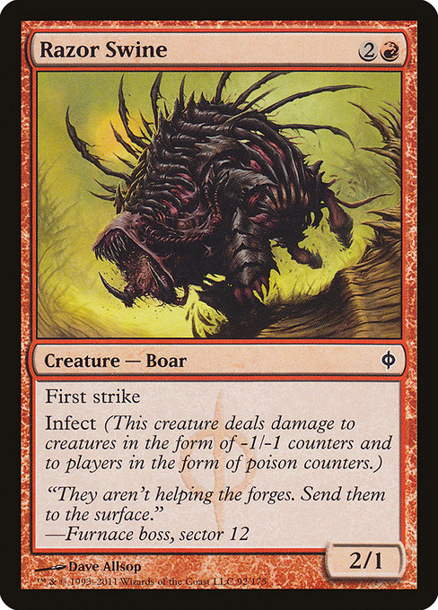 Razor Swine highlighted card art